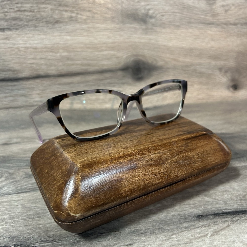 Cole Haan CH5024 Lilac Tortoise Cat Eye Eyeglasses Frames Womens 52-17-135